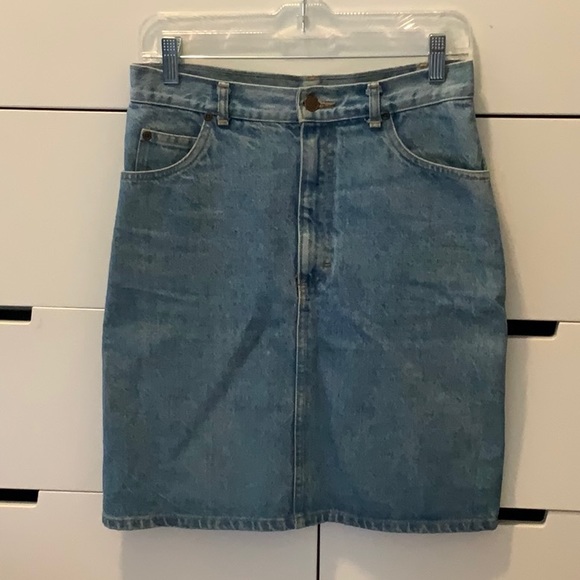 Retro 90s denim skirt size 9 - Picture 1 of 2